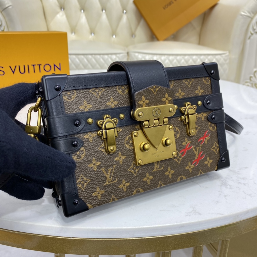 Louis Vuitton PETITE MALLE Handbag Monogram M45943